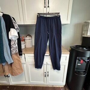 Fabletics "The One" Jogger Athletic Pants Navy Medium Short Gym Workout Casual